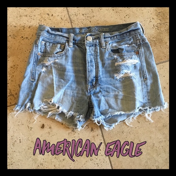 American Eagle Outfitters Pants - ❤️MARKDOWN❤️AE distressed button fly denim shorts
